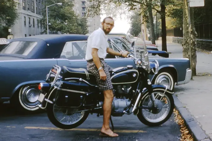 On Motorcycle